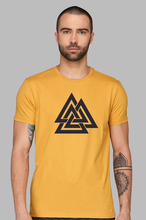 ADRO Triangle Mens Printed T-Shirt