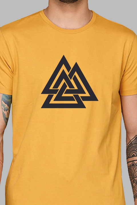 ADRO Triangle Mens Printed T-Shirt