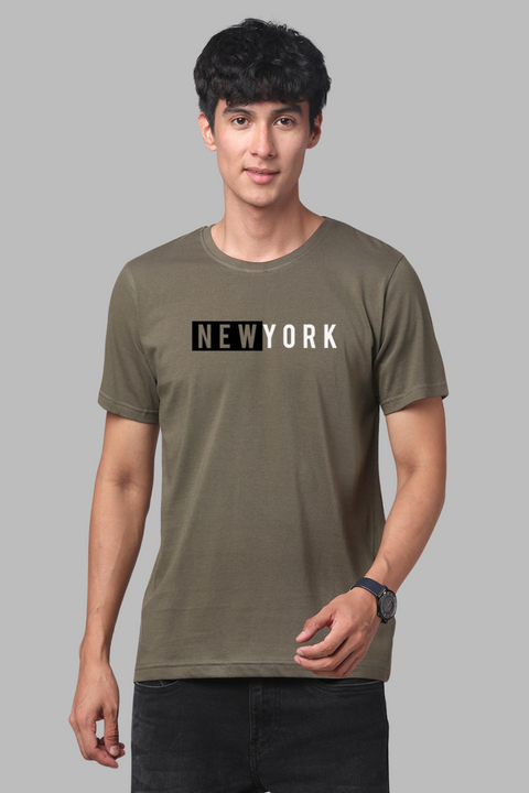ADRO Mens Newyork Design Printed T-Shirts
