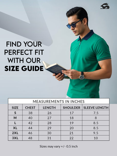 Adro Polo T Shirt for Men | Plain Polo T-shirt | 100% Cotton Polo Tshirt | Regular Fit Polo| Available in Plus Size Polo