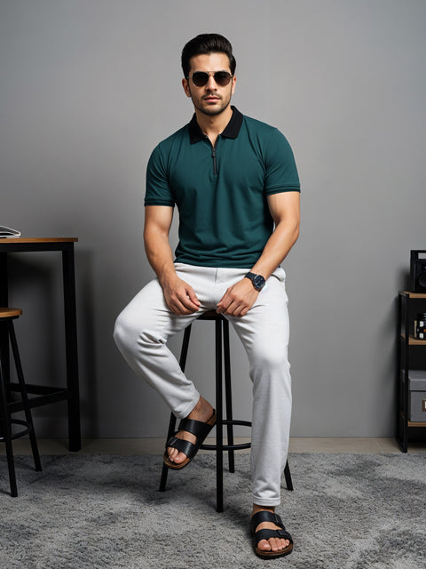 Adro Polo T Shirt for Men | Plain Polo T-shirt | 100% Cotton Polo Tshirt | Regular Fit Polo| Available in Plus Size Polo
