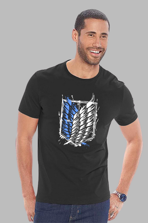 ADRO Mens Attack on Titan Cotton T-Shirt