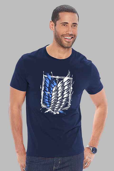 ADRO Mens Attack on Titan Cotton T-Shirt