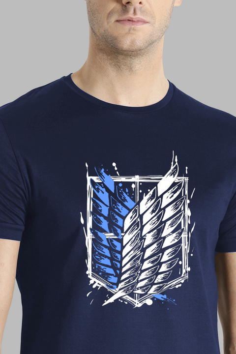 ADRO Mens Attack on Titan Cotton T-Shirt