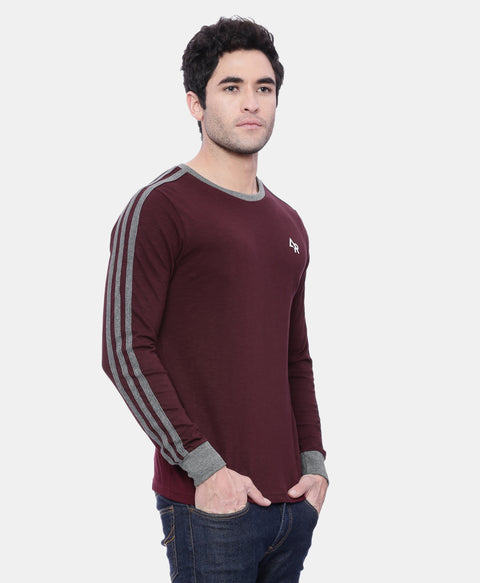 ADRO Men's Striped Full Sleeve T-Shirt - ADRO Fashion