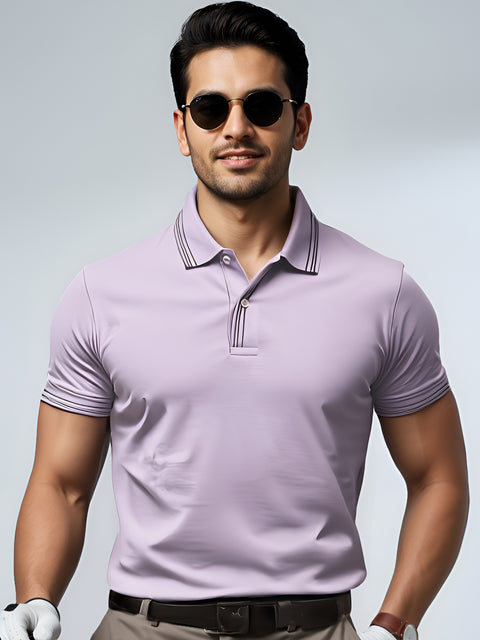 Adro Polo T Shirt for Men | Black Polo T-shirt | 100% Cotton Polo Tshirt | Regular Fit Polo| Available in Plus Size Polo