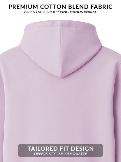 Adro Men’s Regular Fit Zip-Up Hoodie for man | 320 GSM Cotton Poly Fleece Zipper Sweatshirt with Soft Fabric & Printed Hoodies