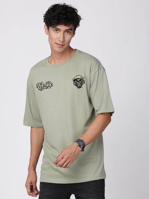 Adro Backside Printed Oversized T-shirt for Men - ADRO Fashion