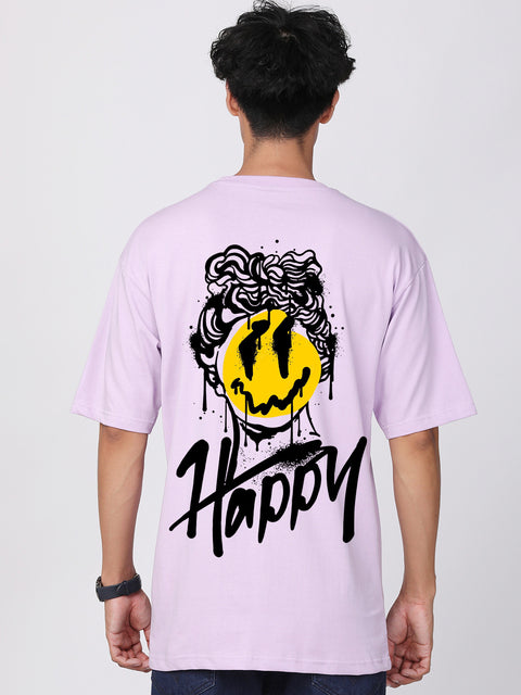 Adro Backside Printed Oversized T-shirt for Men - ADRO Fashion