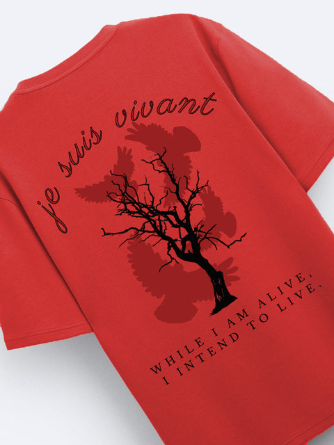Adro Oversize T shirt for men | Drop shoulder T shirt | Mens Oversize T-shirt | 220 GSM Cotton Oversize Tshirt | Trendy Front and Back Printed T shirt