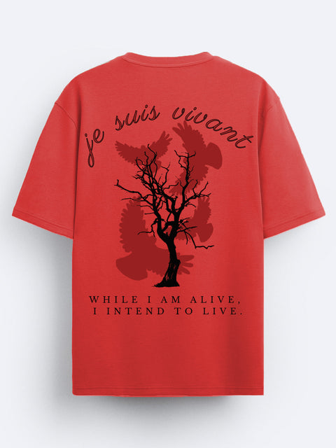Adro Oversize T shirt for men | Drop shoulder T shirt | Mens Oversize T-shirt | 220 GSM Cotton Oversize Tshirt | Trendy Front and Back Printed T shirt