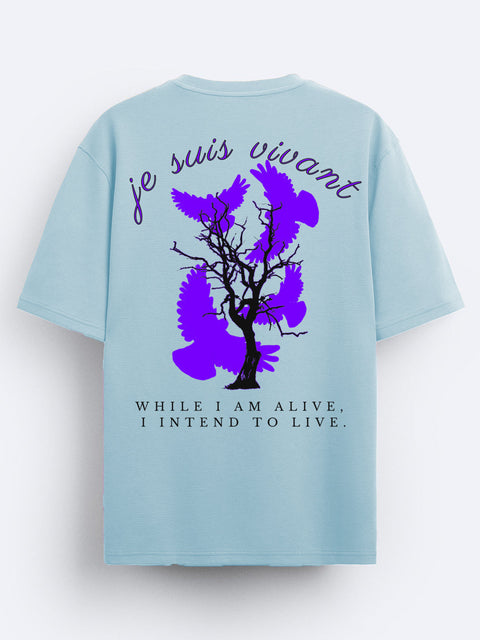 Adro Oversize T shirt for men | Drop shoulder T shirt | Mens Oversize T-shirt | 220 GSM Cotton Oversize Tshirt | Trendy Front and Back Printed T shirt