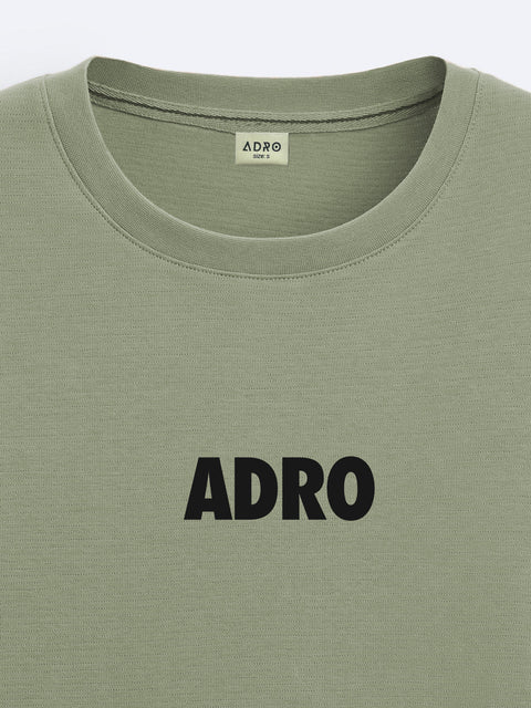 Adro Oversize T shirt for men | Drop shoulder Cotton T shirt | Anime Oversize T-shirt | Luffy T shirt Gear 5| Trendy Front and Back Printed T shirt