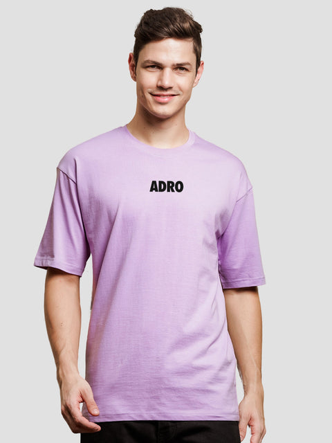 Adro Oversize T shirt for men | Drop shoulder Cotton T shirt | Anime Oversize T-shirt | Luffy T shirt Gear 5| Trendy Front and Back Printed T shirt