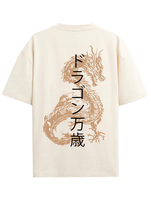 Adro Oversize T shirt for men | Drop shoulder T shirt | Mens Oversize T-shirt | 220 GSM Cotton Oversize Tshirt | Trendy Front and Back Printed T shirt