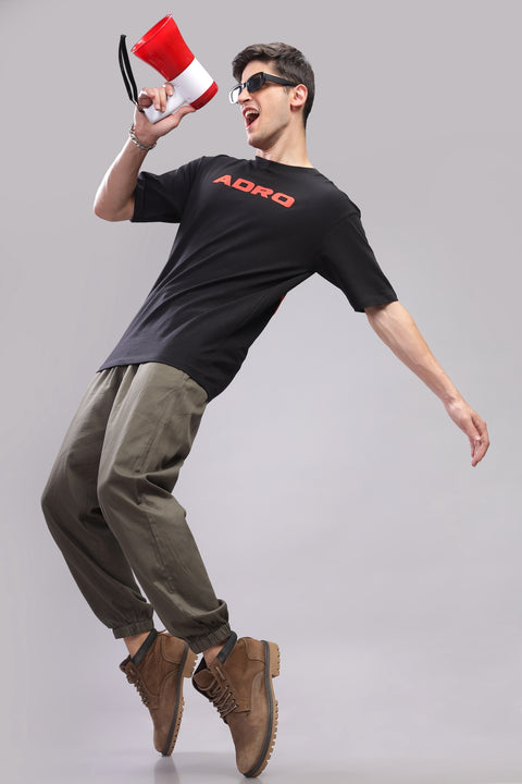 Adro Oversized Backside Printed T-shirt
