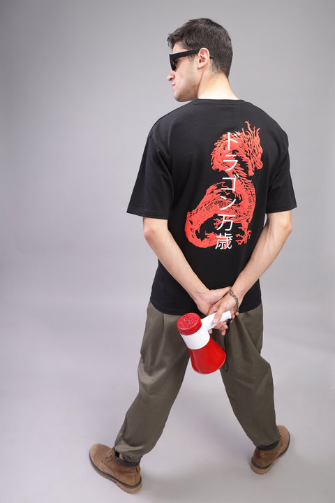 Adro Oversized Backside Printed T-shirt