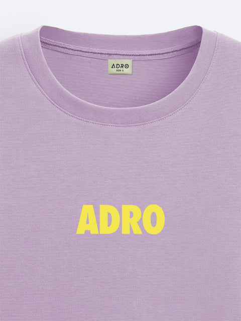 Adro Oversize T shirt for men | Drop shoulder T shirt | Mens Oversize T-shirt | 220 GSM Cotton Oversize Tshirt | Trendy Front and Back Printed T shirt