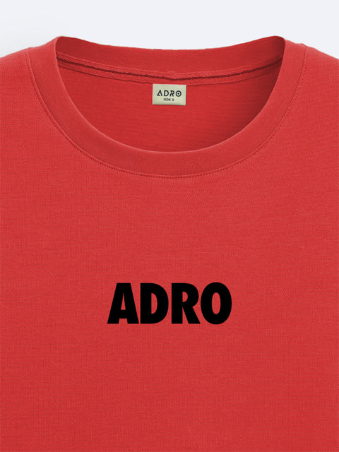 Adro Oversize T shirt for men | Drop shoulder T shirt | Mens Oversize T-shirt | 220 GSM Cotton Oversize Tshirt | Trendy Front and Back Printed T shirt