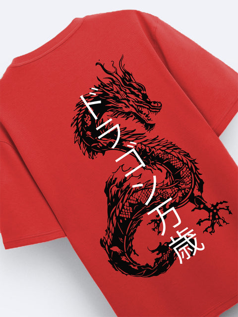 Adro Oversize T shirt for men | Drop shoulder T shirt | Mens Oversize T-shirt | 220 GSM Cotton Oversize Tshirt | Trendy Front and Back Printed T shirt