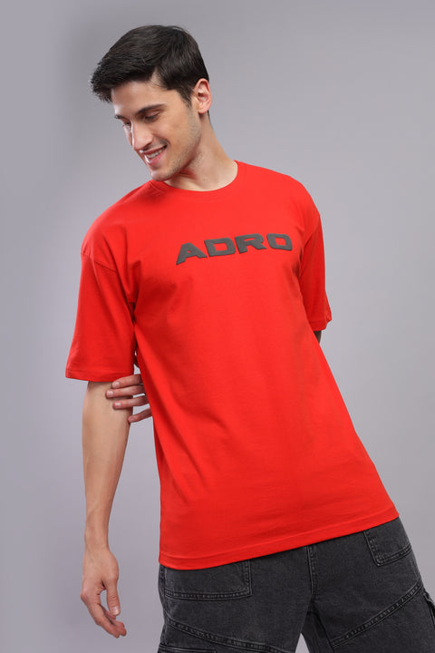 Adro Oversized Backside Printed T-shirt for Men