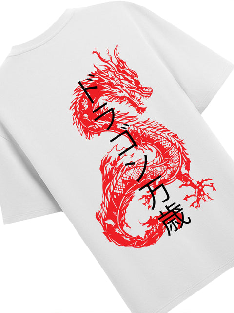 Adro Oversize T shirt for men | Drop shoulder T shirt | Mens Oversize T-shirt | 220 GSM Cotton Oversize Tshirt | Trendy Front and Back Printed T shirt