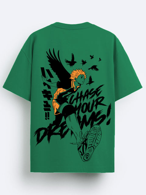 Adro Oversize T shirt for men | Drop shoulder Cotton T shirt | Anime Oversize T-shirt | Luffy T shirt Gear 5| Trendy Front and Back Printed T shirt