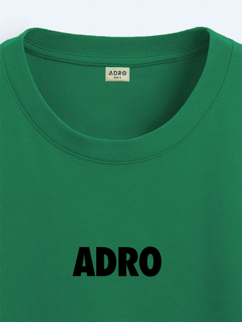 Adro Oversize T shirt for men | Drop shoulder Cotton T shirt | Anime Oversize T-shirt | Luffy T shirt Gear 5| Trendy Front and Back Printed T shirt