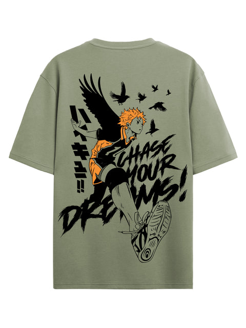 Adro Oversize T shirt for men | Drop shoulder Cotton T shirt | Anime Oversize T-shirt | Luffy T shirt Gear 5| Trendy Front and Back Printed T shirt