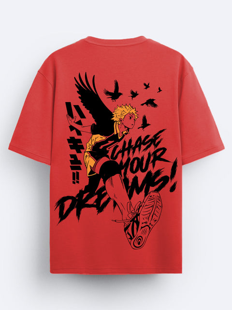 Adro Oversize T shirt for men | Drop shoulder Cotton T shirt | Anime Oversize T-shirt | Luffy T shirt Gear 5| Trendy Front and Back Printed T shirt