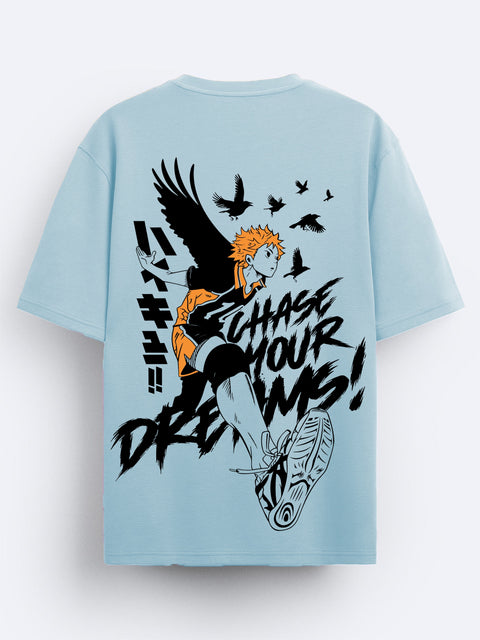Adro Oversize T shirt for men | Drop shoulder Cotton T shirt | Anime Oversize T-shirt | Luffy T shirt Gear 5| Trendy Front and Back Printed T shirt