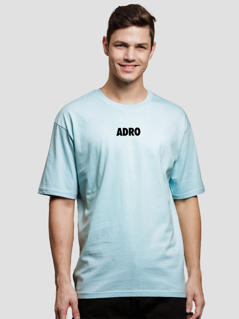 Adro Oversize T shirt for men | Drop shoulder Cotton T shirt | Anime Oversize T-shirt | Luffy T shirt Gear 5| Trendy Front and Back Printed T shirt