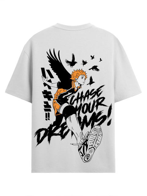 Adro Oversize T shirt for men | Drop shoulder Cotton T shirt | Anime Oversize T-shirt | Luffy T shirt Gear 5| Trendy Front and Back Printed T shirt