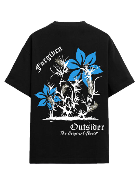 Adro Oversize T shirt for men | Drop shoulder T shirt | Mens Oversize T-shirt | 220 GSM Cotton Oversize Tshirt | Trendy Front and Back Printed T shirt