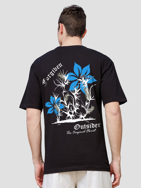 Adro Oversize T shirt for men | Drop shoulder T shirt | Mens Oversize T-shirt | 220 GSM Cotton Oversize Tshirt | Trendy Front and Back Printed T shirt