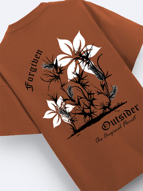 Adro Oversize T shirt for men | Drop shoulder T shirt | Mens Oversize T-shirt | 220 GSM Cotton Oversize Tshirt | Trendy Front and Back Printed T shirt