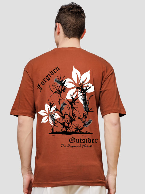 Adro Oversize T shirt for men | Drop shoulder T shirt | Mens Oversize T-shirt | 220 GSM Cotton Oversize Tshirt | Trendy Front and Back Printed T shirt