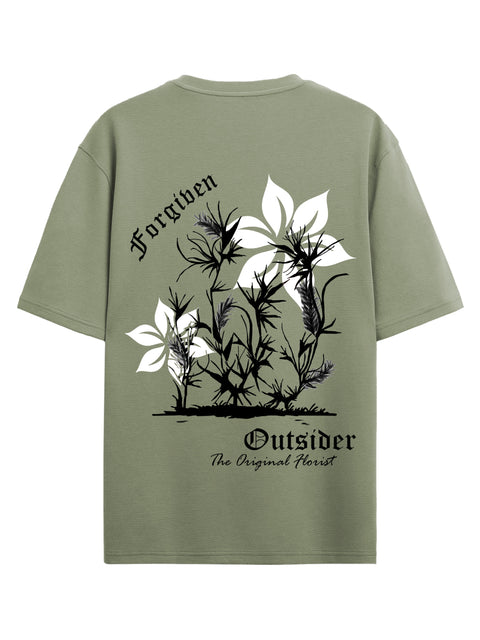 Adro Oversize T shirt for men | Drop shoulder T shirt | Mens Oversize T-shirt | 220 GSM Cotton Oversize Tshirt | Trendy Front and Back Printed T shirt