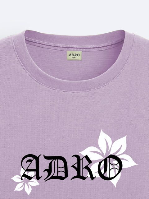 Adro Oversize T shirt for men | Drop shoulder T shirt | Mens Oversize T-shirt | 220 GSM Cotton Oversize Tshirt | Trendy Front and Back Printed T shirt