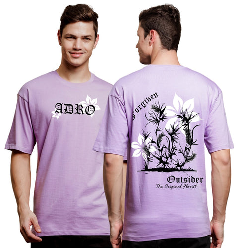 Adro Oversize T shirt for men | Drop shoulder T shirt | Mens Oversize T-shirt | 220 GSM Cotton Oversize Tshirt | Trendy Front and Back Printed T shirt