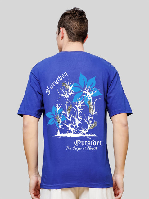 Adro Oversize T shirt for men | Drop shoulder T shirt | Mens Oversize T-shirt | 220 GSM Cotton Oversize Tshirt | Trendy Front and Back Printed T shirt
