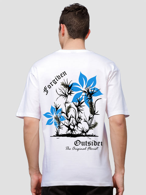 Adro Oversize T shirt for men | Drop shoulder T shirt | Mens Oversize T-shirt | 220 GSM Cotton Oversize Tshirt | Trendy Front and Back Printed T shirt