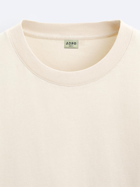 Adro Oversize T shirt for men | Drop shoulder T shirt | Mens Oversize T-shirt | 220 GSM Cotton Oversize Tshirt | Trendy Front and Back Printed T shirt