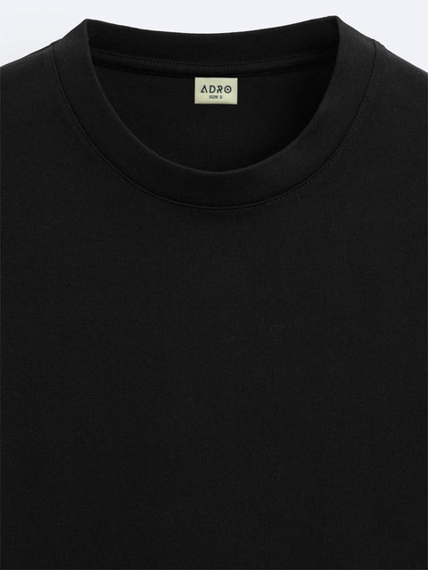 Adro Oversize T shirt for men | Drop shoulder T shirt | Mens Oversize T-shirt | 220 GSM Cotton Oversize Tshirt | Trendy Front and Back Printed T shirt