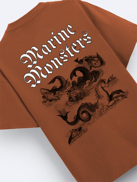 Adro Oversize T shirt for men | Drop shoulder T shirt | Mens Oversize T-shirt | 220 GSM Cotton Oversize Tshirt | Trendy Front and Back Printed T shirt