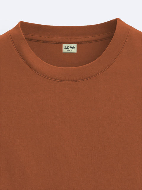 Adro Oversize T shirt for men | Drop shoulder T shirt | Mens Oversize T-shirt | 220 GSM Cotton Oversize Tshirt | Trendy Front and Back Printed T shirt