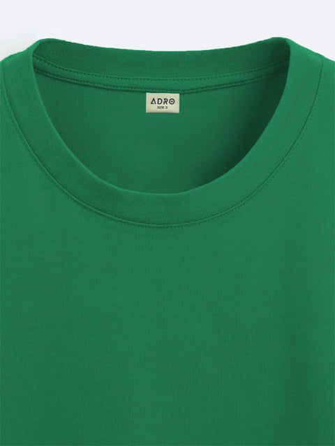 Adro Oversize T shirt for men | Drop shoulder T shirt | Mens Oversize T-shirt | 220 GSM Cotton Oversize Tshirt | Trendy Front and Back Printed T shirt