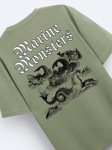 Adro Oversize T shirt for men | Drop shoulder T shirt | Mens Oversize T-shirt | 220 GSM Cotton Oversize Tshirt | Trendy Front and Back Printed T shirt