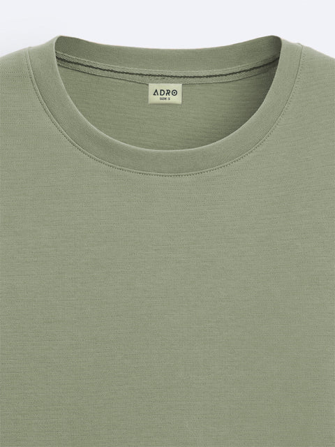 Adro Oversize T shirt for men | Drop shoulder T shirt | Mens Oversize T-shirt | 220 GSM Cotton Oversize Tshirt | Trendy Front and Back Printed T shirt
