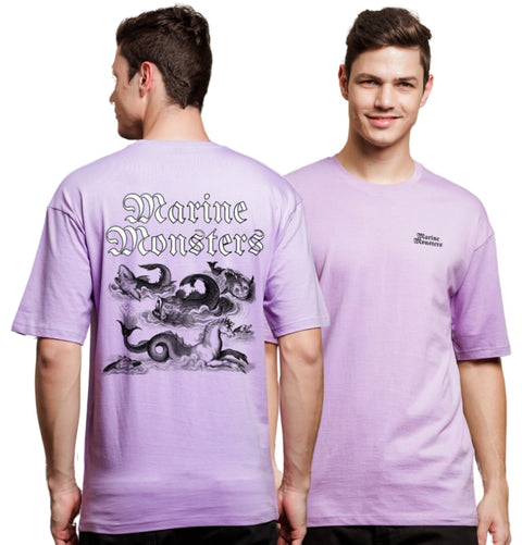 Adro Oversize T shirt for men | Drop shoulder T shirt | Mens Oversize T-shirt | 220 GSM Cotton Oversize Tshirt | Trendy Front and Back Printed T shirt